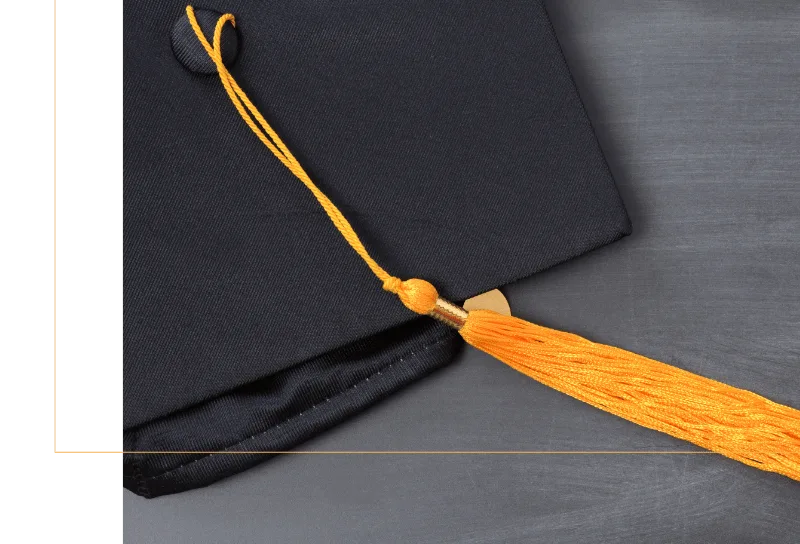 grad cap with tassel