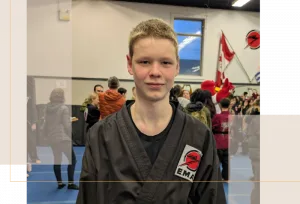 Frits standing in his MMA gear